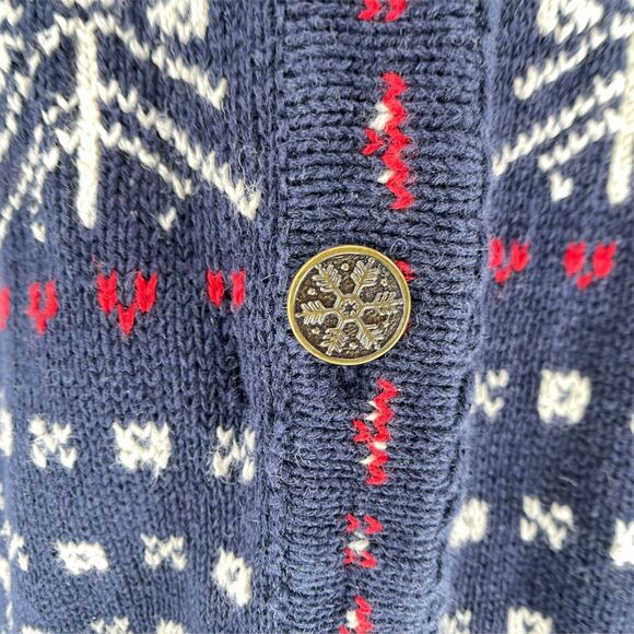 Woolrich Red and Blue Patterned Cardigan - Picture 6 of 10